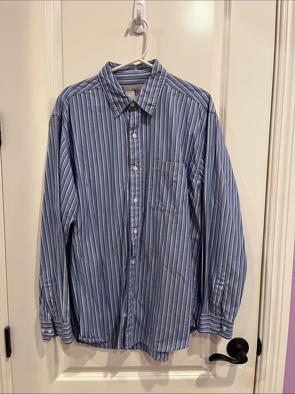 The Territory Ahead Men's Blue Striped Button Down Size M